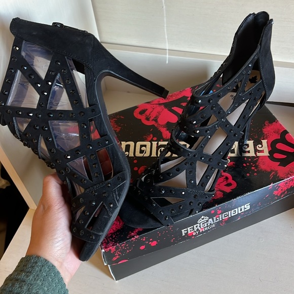 Fergalicious by Fergie Black Diamond Heels - Picture 2 of 7